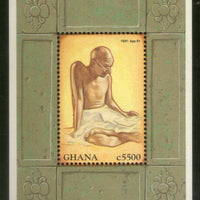 Ghana 1998 Mahatma Gandhi of India M/s Sc 2076 MNH # 2328
