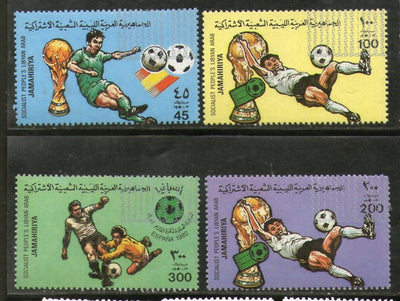 Libya 1982 World Cup Football Championship Soccer Sport Sc 1016-19 MNH # 2370