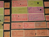 India Fiscal 94 Different Cochin Travancore Kerala State Court Fee & Revenue Stamps Diff Perforation Shade