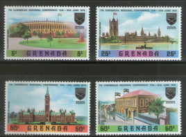 Grenada 1970 India Flag & Parliament Building Architect 4v MNH # 2537