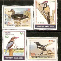 Bangladesh 1983 Bird Kingfisher Woodpecker Duck Fauna Sc 221-24 4v MNH # 2640