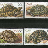 South West Africa 1982 Leopard Tortoise Reptiles Amphibians Sc 487-9 MNH # 267 - Phil India Stamps