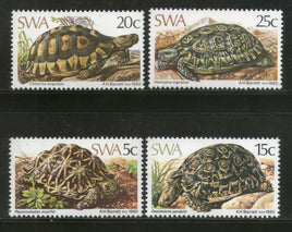 South West Africa 1982 Leopard Tortoise Reptiles Amphibians Sc 487-9 MNH # 267 - Phil India Stamps