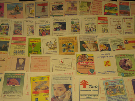 India 526 diff Meghdoot Post Cards Gandhi Aids Malaria Cancer Health All Mint - Phil India Stamps