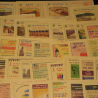 India 526 diff Meghdoot Post Cards Gandhi Aids Malaria Cancer Health All Mint - Phil India Stamps