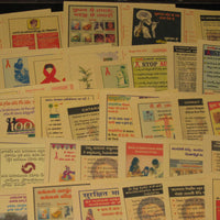 India 526 diff Meghdoot Post Cards Gandhi Aids Malaria Cancer Health All Mint - Phil India Stamps