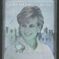 Grenada 1998 Princess Diana Commemoration Hologram Stamp Sc 2786A MNH # 27