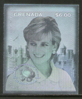Grenada 1998 Princess Diana Commemoration Hologram Stamp Sc 2786A MNH # 27