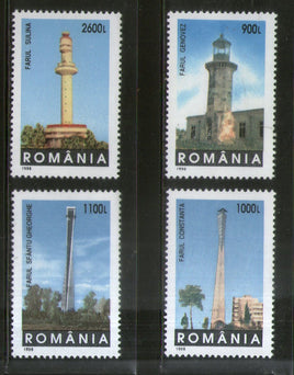 Roumanie 1998 Architecture des phares Sc 4251-54 MNH # 2813