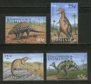 Dominica 1999 Dinosaurs Prehistoric Animals Sc 2133-36 MNH # 2817