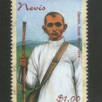 Nevis 1998 Mahatma Gandhi of India Sc 1097 1v MNH Set # 281