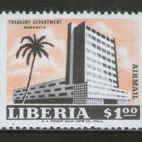 Liberia 1963 Treasury Department Building Monrovia Sc C148 MNH # 2851