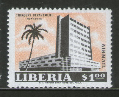 Liberia 1963 Treasury Department Building Monrovia Sc C148 MNH # 2851