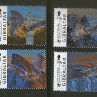 Gibraltar 2017 WWF Bats Mammals Birds Wildlife 4v MNH # 2877