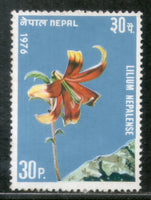Nepal 1976 Nepalese Lily Flowers Plant Flora Sc 321 MNH # 2878