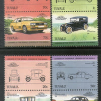 Tuvalu 1985 Vintage Cars Automobile Transport 8v MNH # 0293 - Phil India Stamps