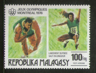 Malagasy 1976 Olympic Games Long Jump Sc C153 MNH # 2950