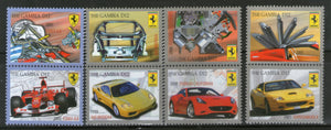 Gambia 2010 Ferrari Motor Car & Parts Automobile Sc 3230-33 MNH # 297