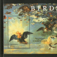 Gambia 2000 Eagle Paintings of Birds Wildlife Animal Sc 2310 M/s MNH # 2990