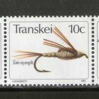 Transkei 1981 Insects Fishing Flies Wildlife Animals Fauna Sc 70a-e MNH # 302