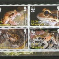 Montserrat 2006 WWF Mountain Chicken Frog Reptiles Sc 1159 MNH # 3099
