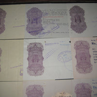 India Fiscal 30 Diff Hundi upto Rs. 10 Including Diff Types WMKS & States Issues all Used # 9622 - Phil India Stamps