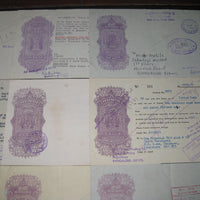 India Fiscal 30 Diff Hundi upto Rs. 10 Including Diff Types WMKS & States Issues all Used # 9622 - Phil India Stamps