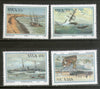 South West Africa 1987 Shipwrecks Ship Transport Sc 590-93 MNH # 318