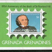 Grenada Grenadines 1979 Sir Rowland Hill Stamp on Stamp Sc 332 M/s MNH