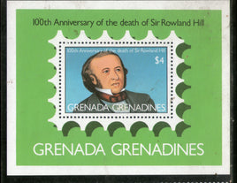Grenada Grenadines 1979 Sir Rowland Hill Stamp on Stamp Sc 332 M/s MNH # 3211