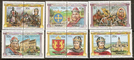 Tuvalu - Nanumaga 1985 British Monarchs Kings & Queens 12v MNH # 3295