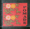 India 1950's Pomade French Print Vintage Perfume Label Multi-Colour # 338