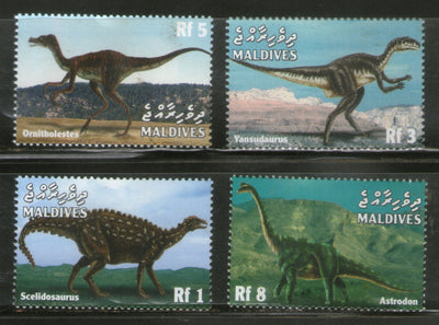 Maldives 1999 Dinosaurs Prehistoric Animals Wildlife Sc 2373-76 MNH # 3498