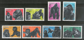 Rwanda 1983 Gorille de montagne Singe Faune Sc 1158-65 MNH # 3534