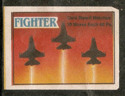 India Fighter Aircraft Aeroplane Transport Match Box Packet Label Large Size # 3624 - Phil India Stamps