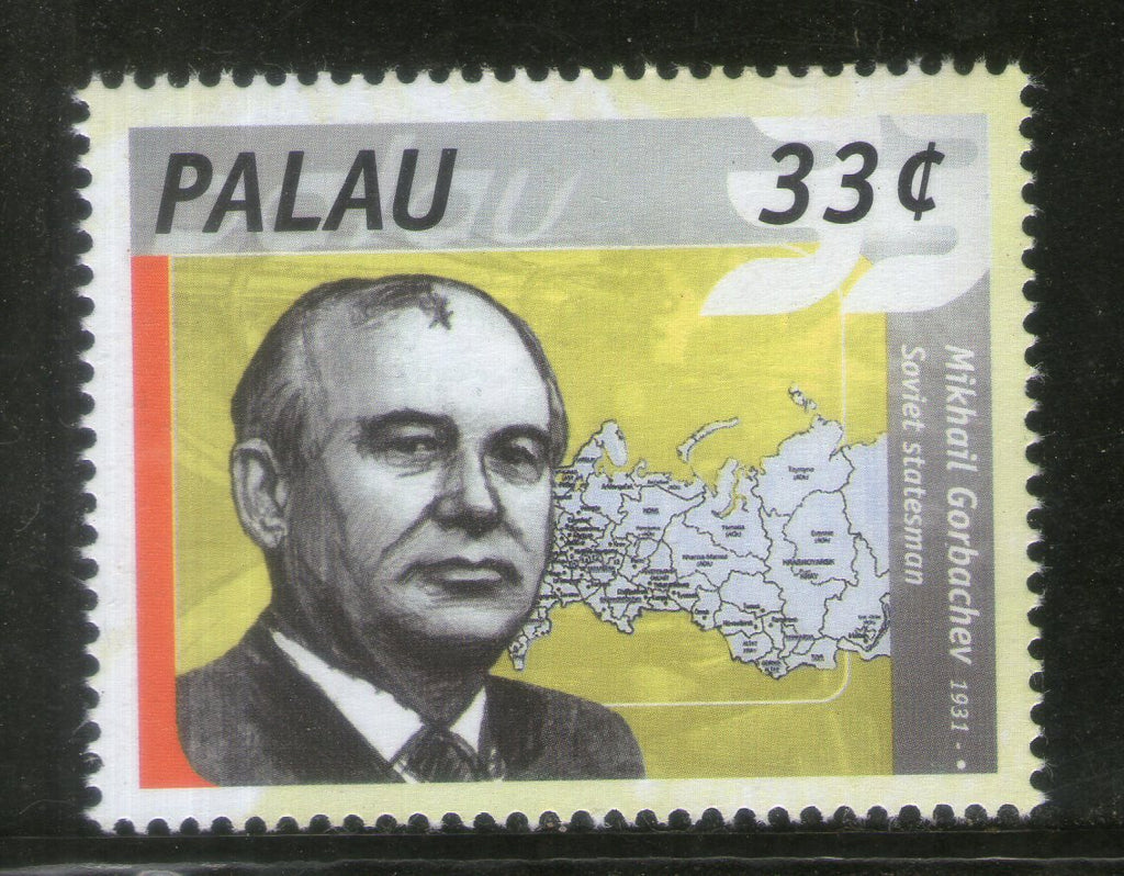Palau 2000 Mikhail Gorbachev Statesman Sc 557j MNH # 3643