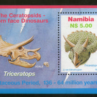 Namibia 1997 Triceratops Dinosaurs Prehistoric Animals M/s Sc 847 MNH # 371