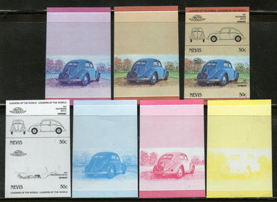 Nevis 1984 Volkswagen Germany Car Automobile Sc 300 Progressive Proof Set MNH