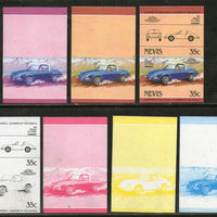 Nevis 1984 Porsche Targa Germany Car Automobile Sc 296 Progressive Proof Set MNH # 3842