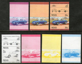 Nevis 1984 Porsche Targa Germany Car Automobile Sc 296 Progressive Proof Set MNH # 3842
