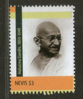 Nevis 2011 Mahatma Gandhi of India Sc 1650 MNH # 399
