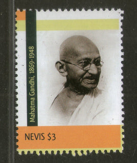 Nevis 2011 Mahatma Gandhi of India Sc 1650 MNH # 399