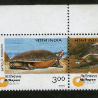 India 2000 Endangered Species Turtles Setenant Phila-1744 Traffic Light Set MNH # 4065