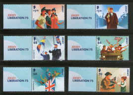 Jersey 2020 Jersey Liberation 75th Anni. Flag 6v MNH # 411