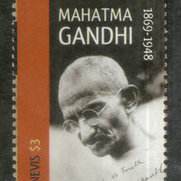 Nevis 2011 Mahatma Gandhi of India Sc 1651 1v MNH # 413