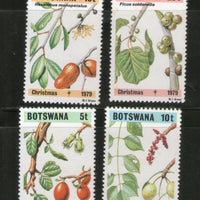 Botswana 1979 Flowers Orchids Plant Sc 239-42 MNH # 419