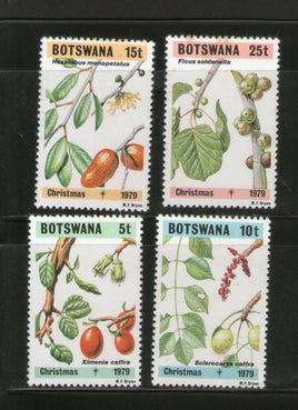 Botswana 1979 Flowers Orchids Plant Sc 239-42 MNH # 419