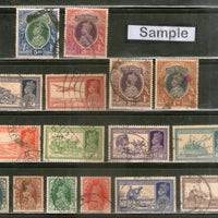 India 1937-40 King George VI Transport Series Set up to Rs. 10 Used # 423