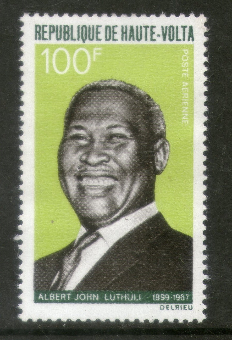 Burkina Faso 1968 Albert J. Luthuli Non-Violence Sc C60 Upper Volta MNH # 0425