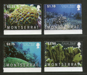 Montserrat 2009 Marine Life Coral Reef Sc 1218-21 4v MNH  # 431